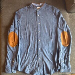 Zara Button Down Blue Medium